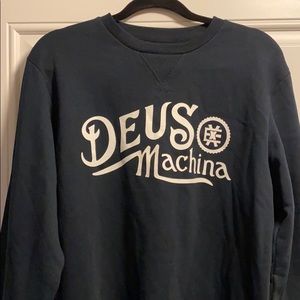Deus Ex Machina Crew Sweatshirt Black Medium